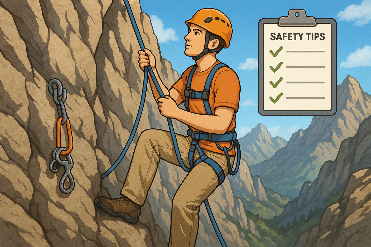 Top 5 Dicas de Equipamentos de Segurana para Iniciantes em Escalada e Rapel